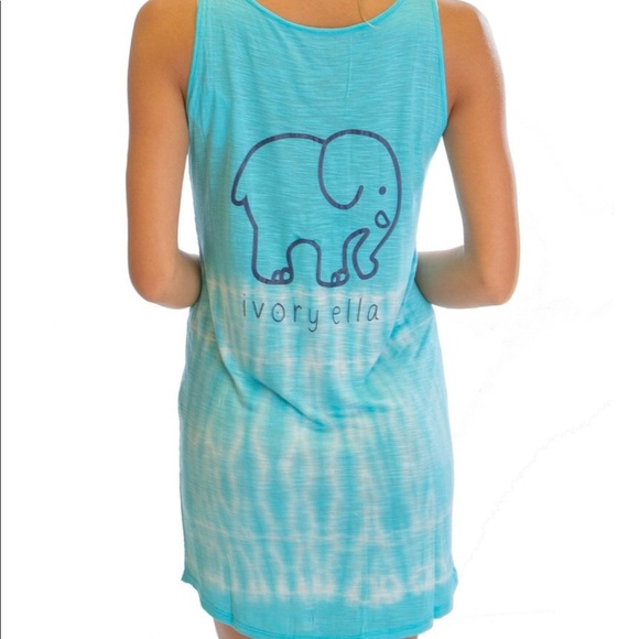 ivory ella Other - Ivory Ella tie dye tank dress cover up NWT medium
